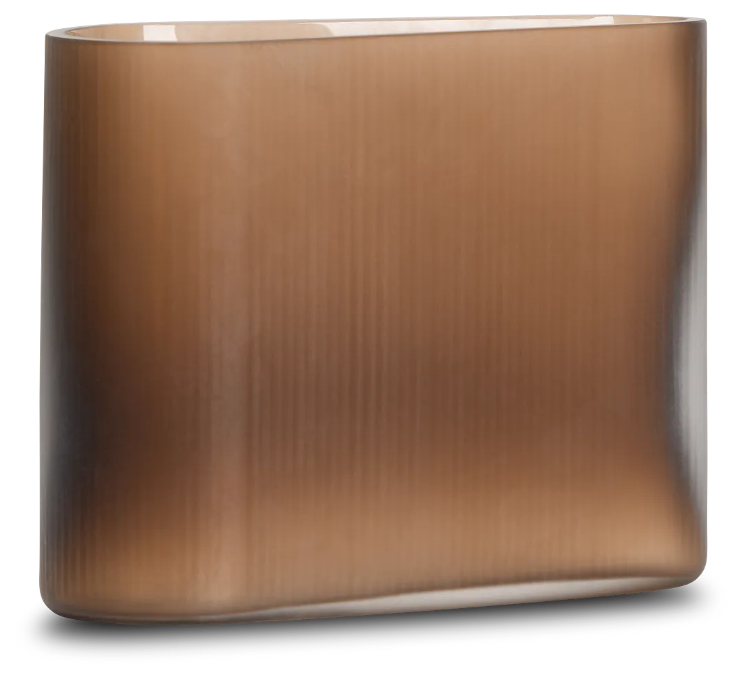 Juna Short Brown Vase