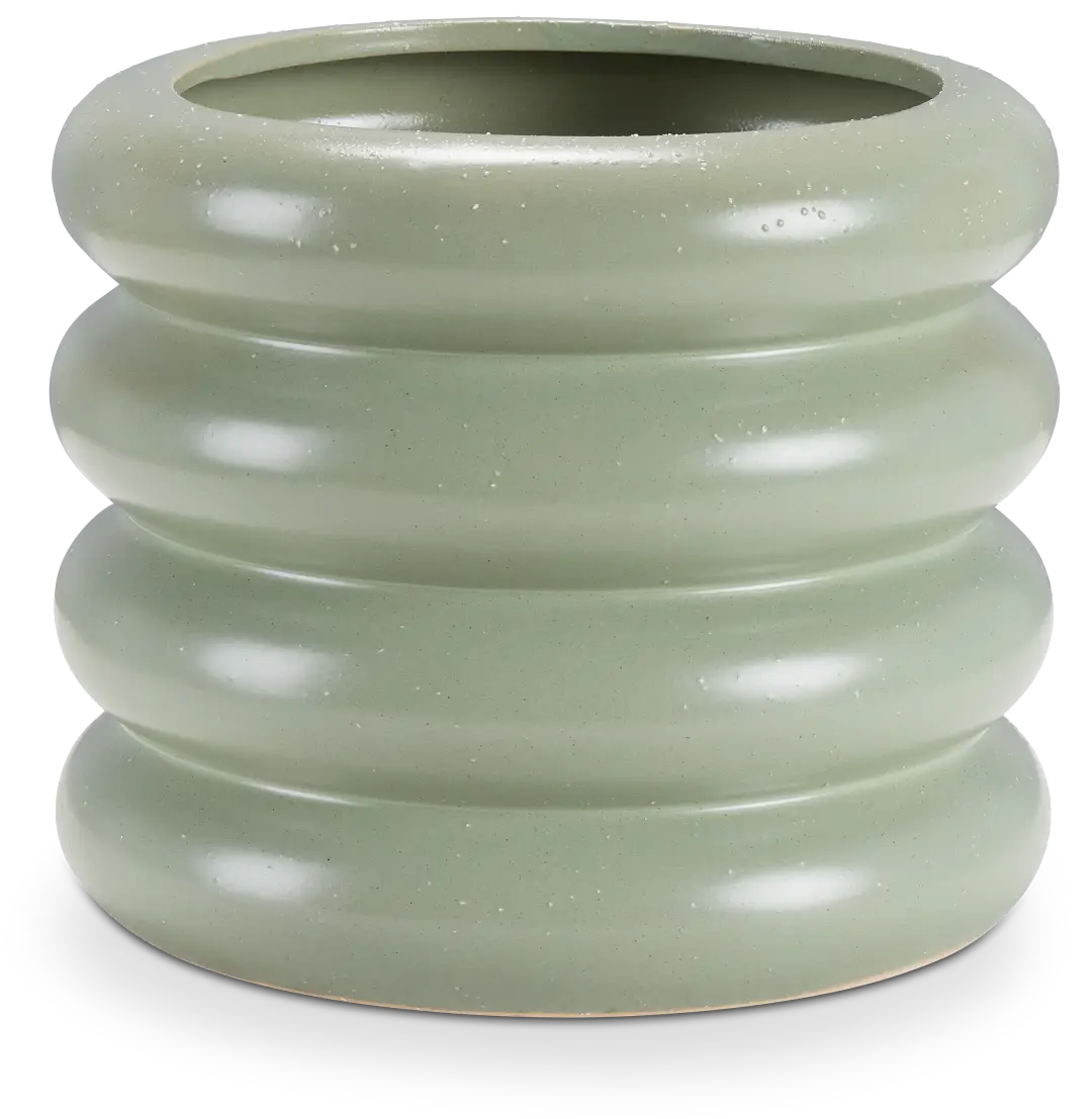 Adeline Green Ceramic Planter Adeline Green Ceramic Planter
