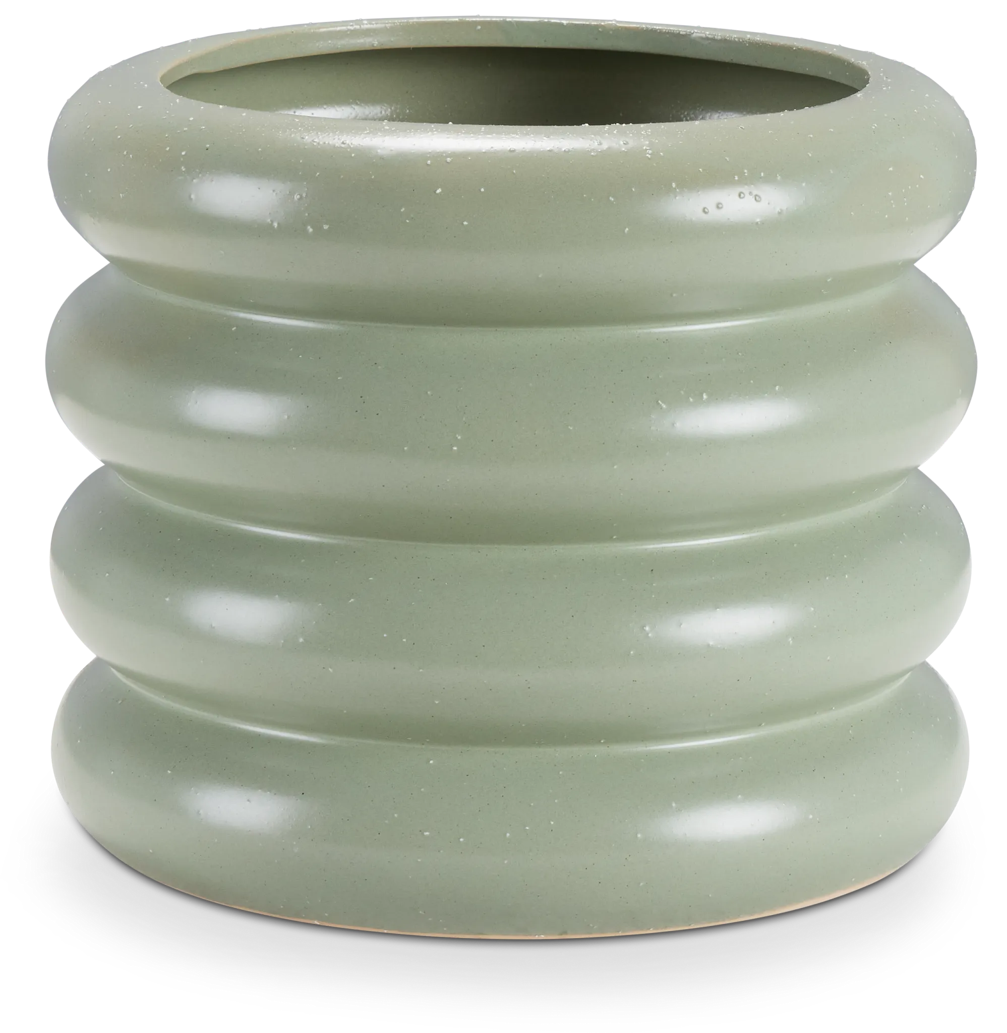 Adeline Green Ceramic Planter