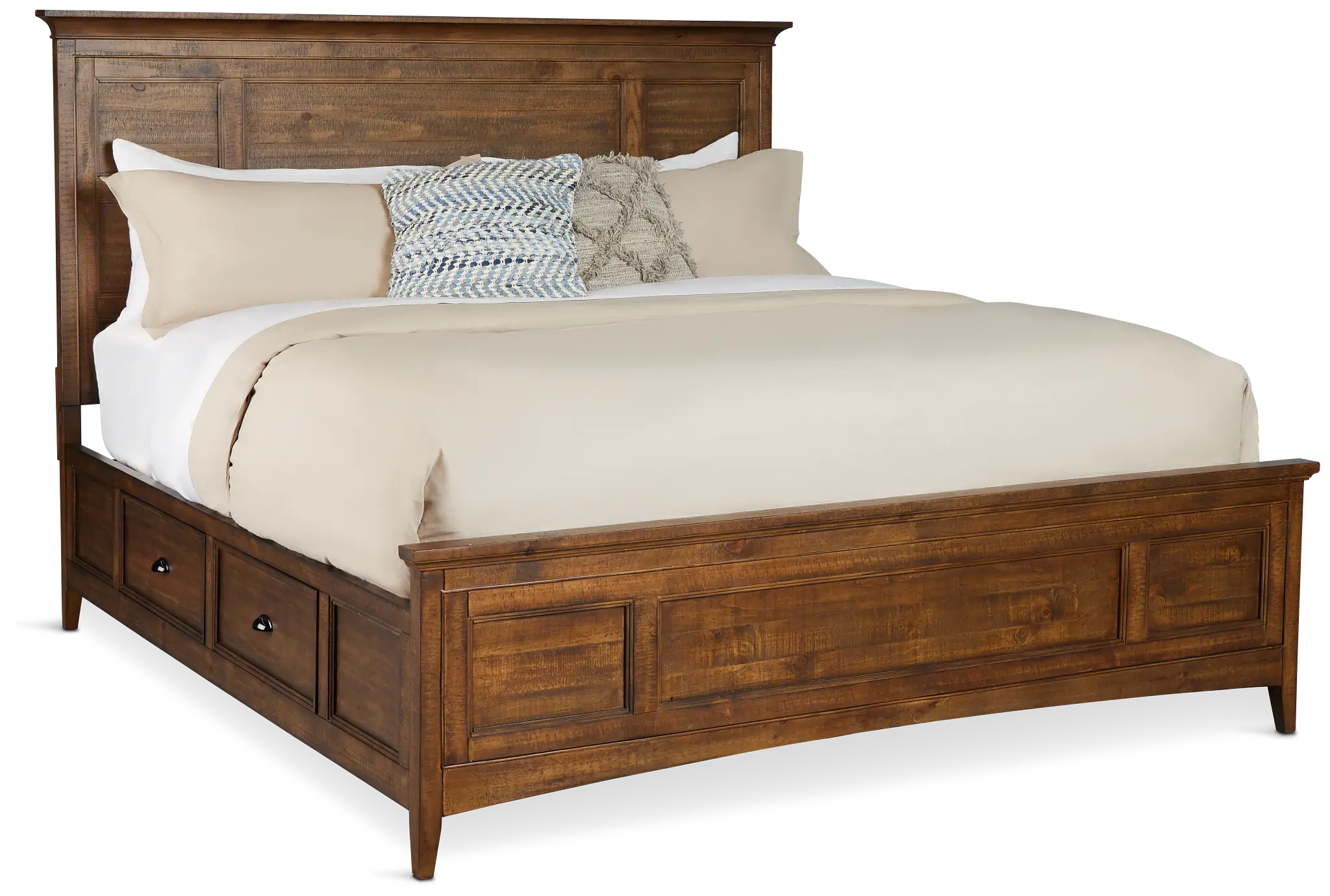 Heron Cove Mid Tone Panel Storage Bed Heron Cove Mid Tone Panel Storage Bed