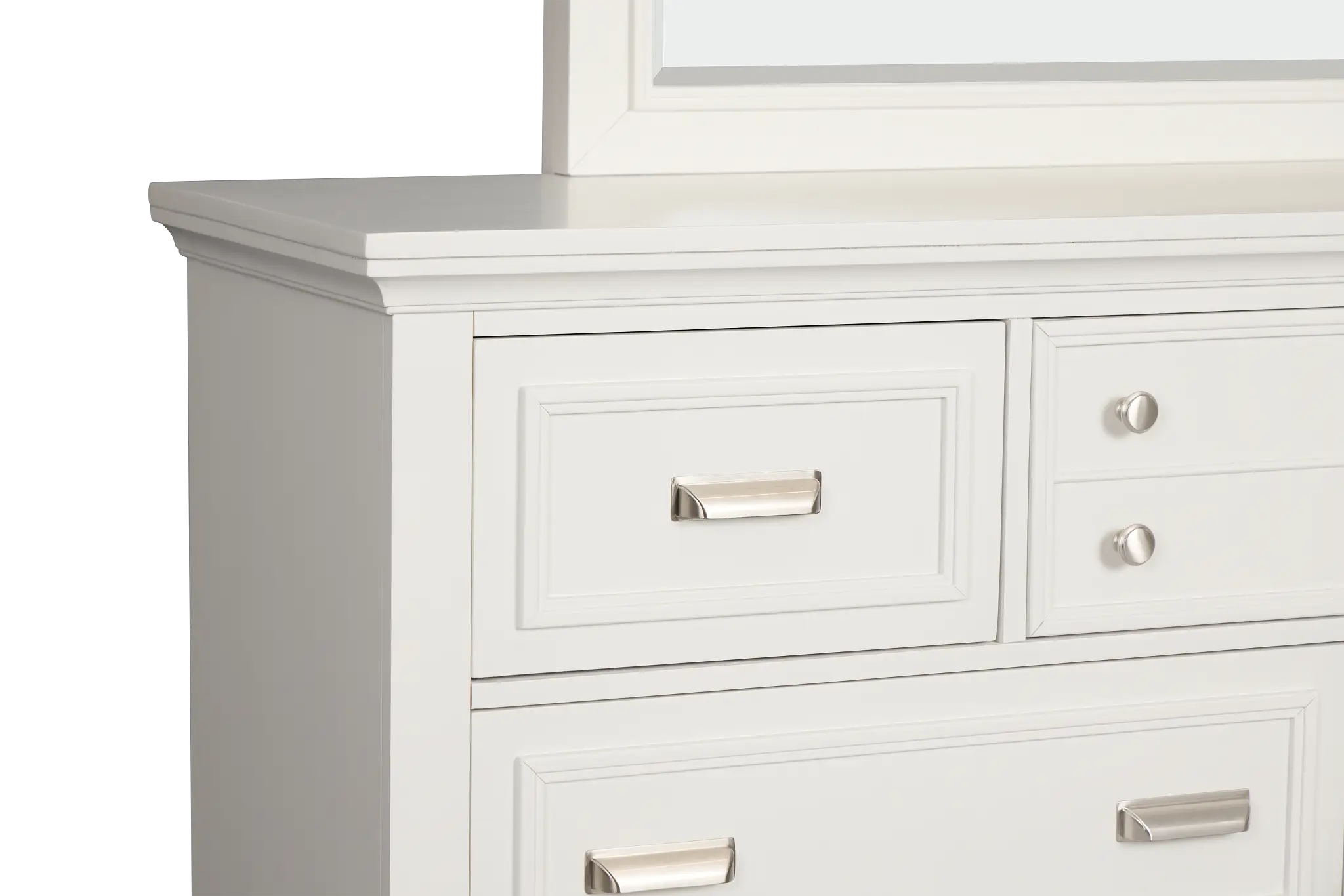 Cape Cod Ivory Dresser & Mirror Cape Cod Ivory Dresser & Mirror
