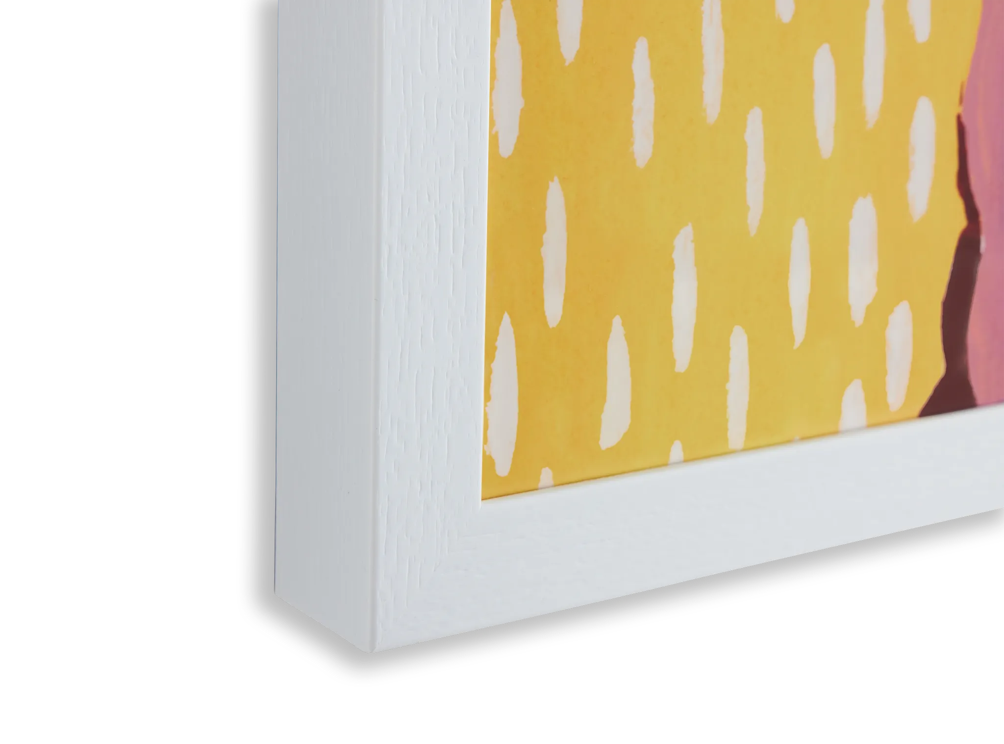 Bowen Orange Framed Wall Art