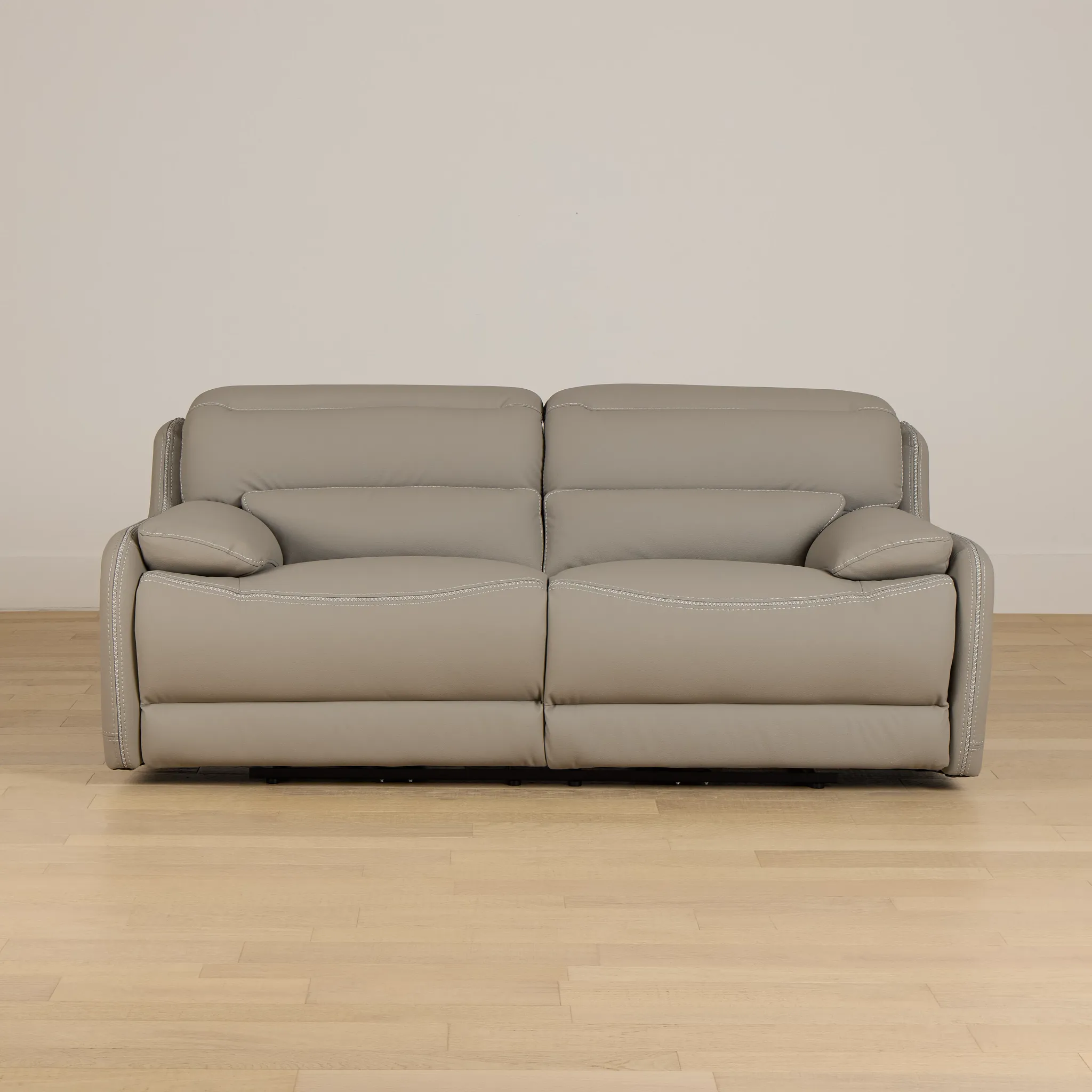 Jett Gray Micro Power Reclining Loveseat