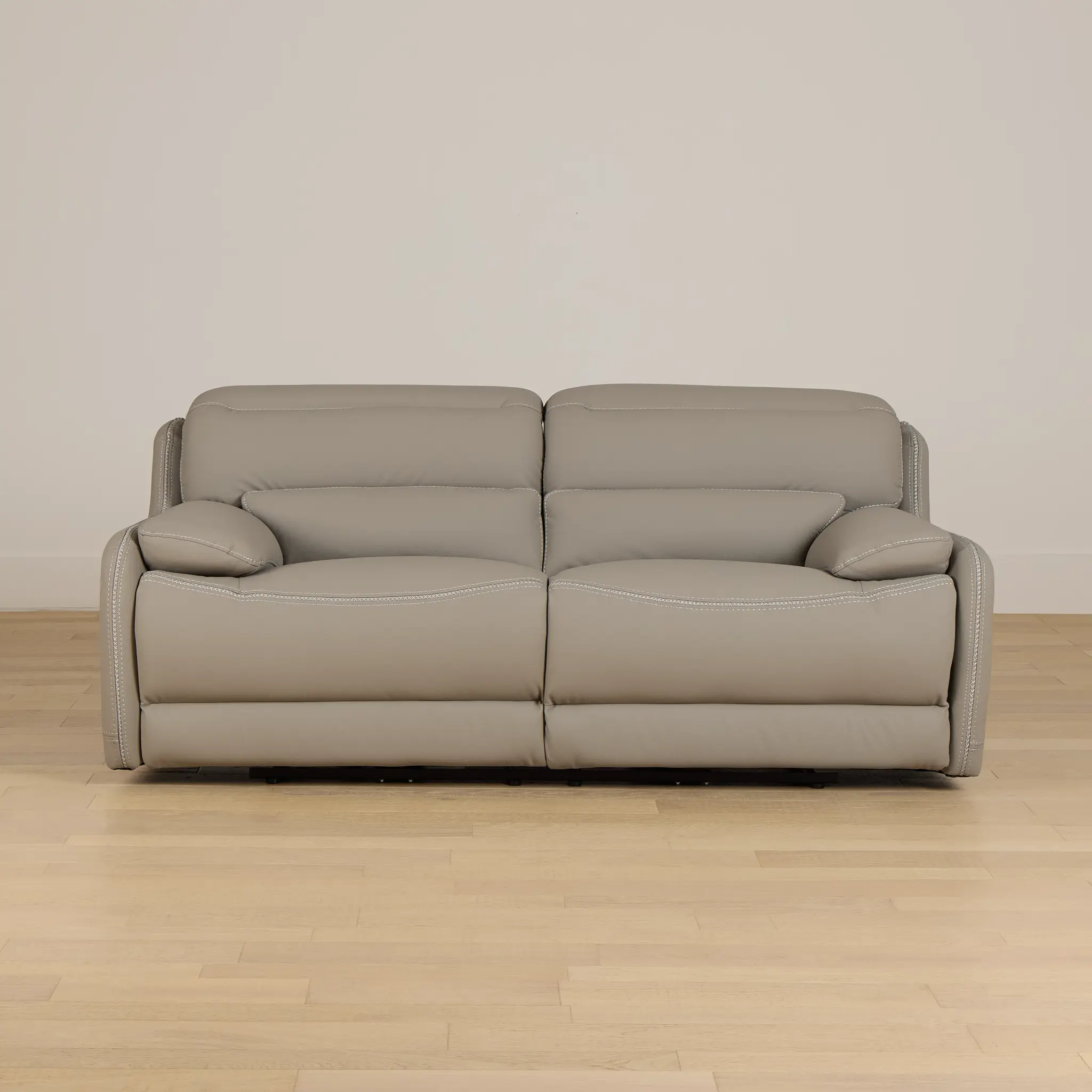 Jett Gray Micro Power Reclining Loveseat Jett Gray Micro Power Reclining Loveseat