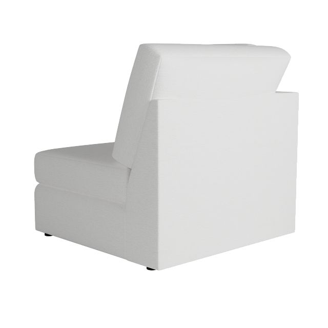 Citymod White Fabric Wedge
