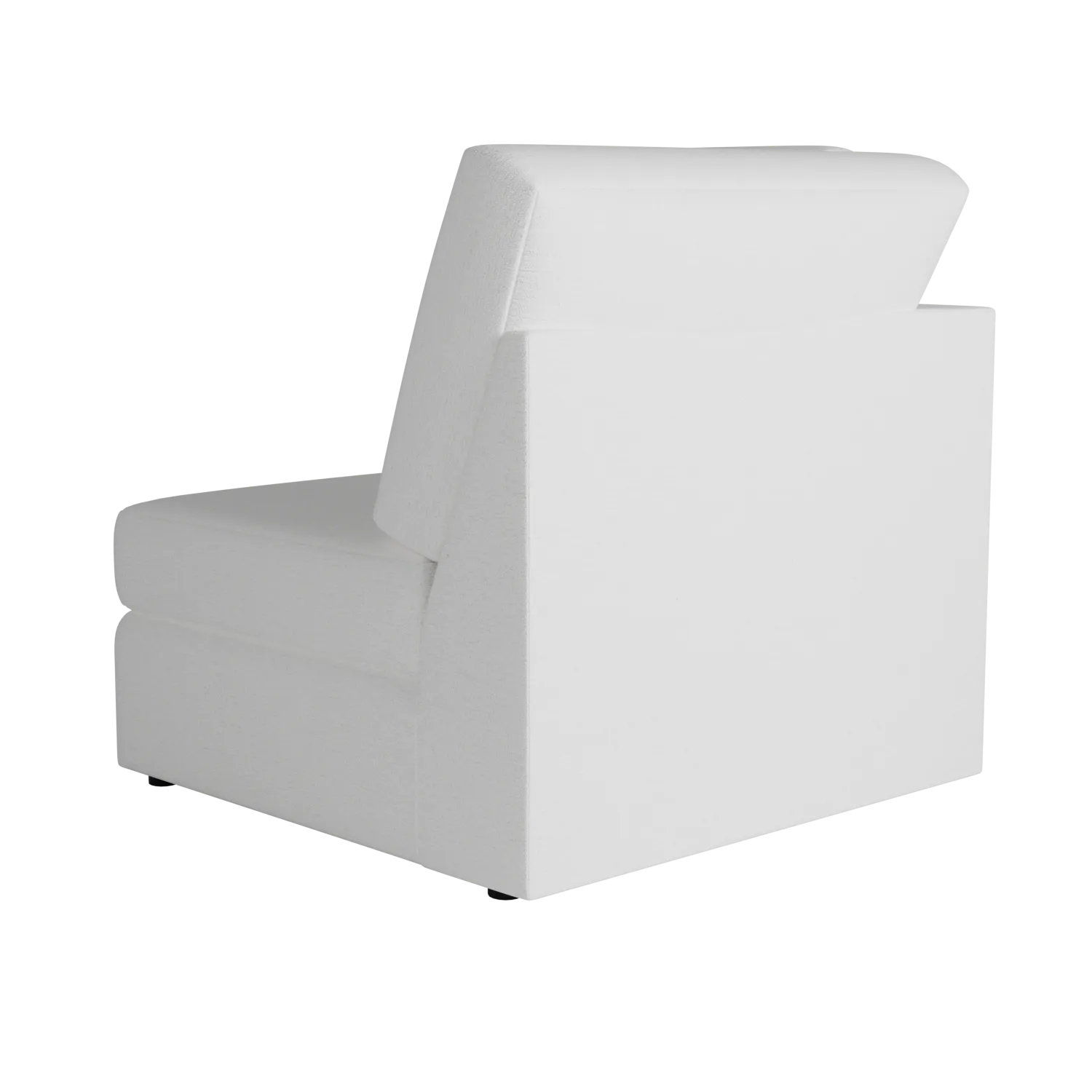 Citymod White Fabric Wedge