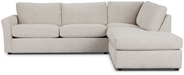Robson Street Dark Gray Woven 2 Pc Right Arm Sectional - Rooms To Go