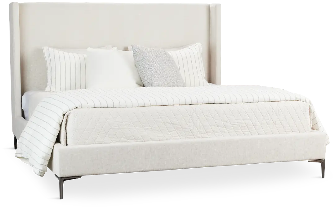 Kent Light Beige Uph Panel Bed Kent Light Beige Uph Panel Bed