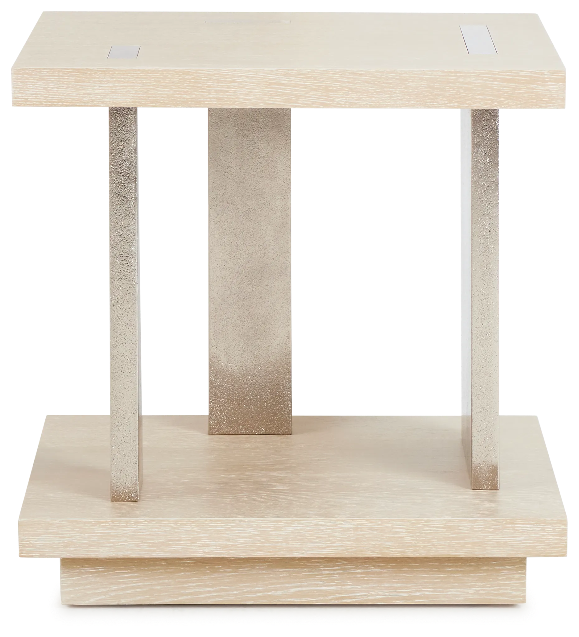 Costa Light Tone Square End Table