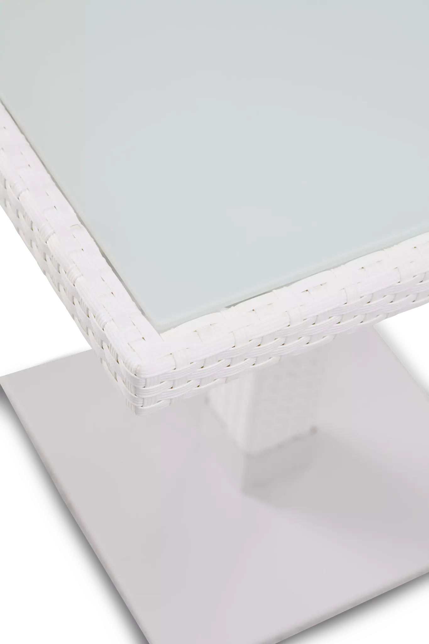 Lisbon2 White 27" Square Table