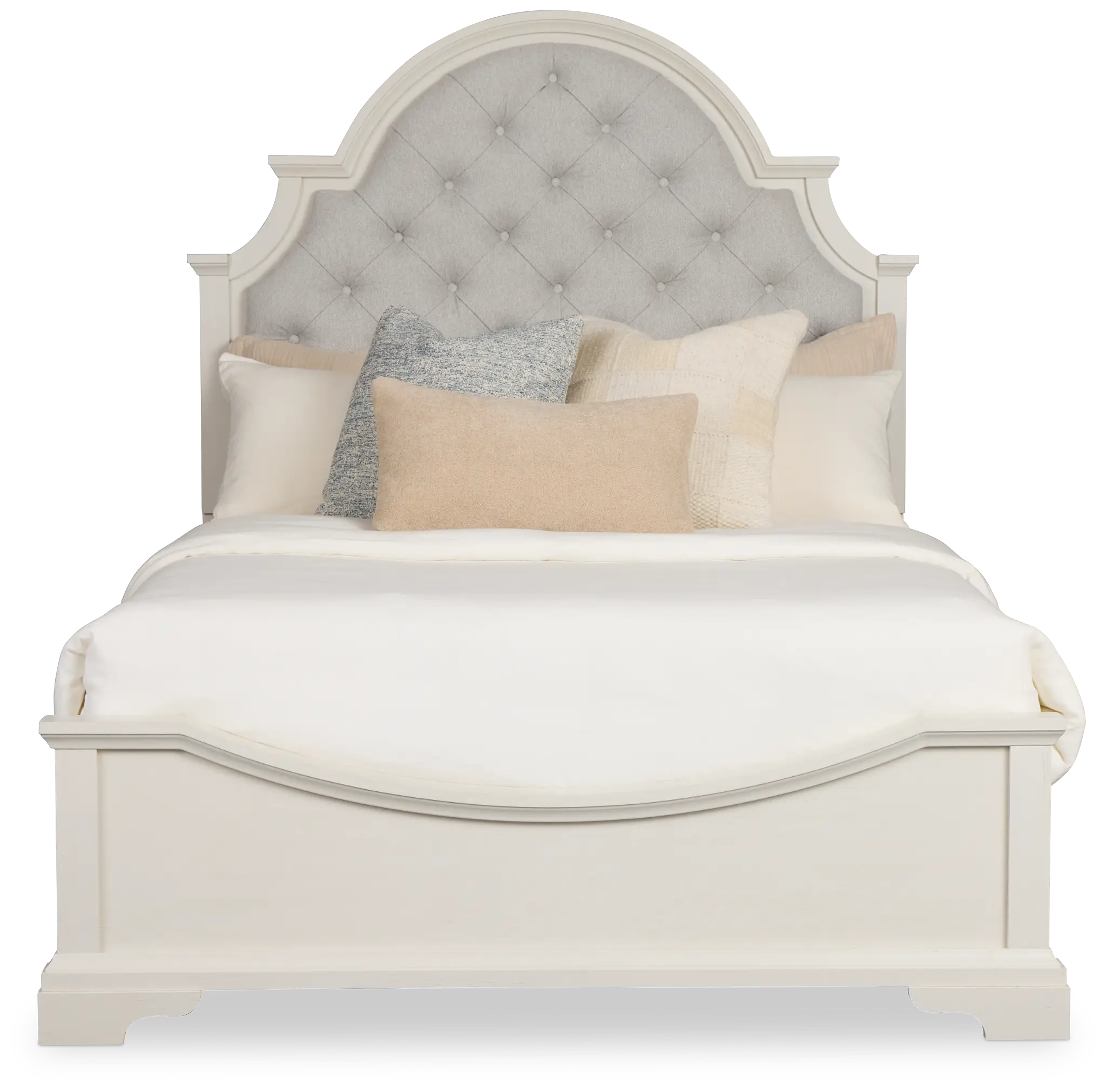 Charlotte White Uph Panel Bed Charlotte White Uph Panel Bed