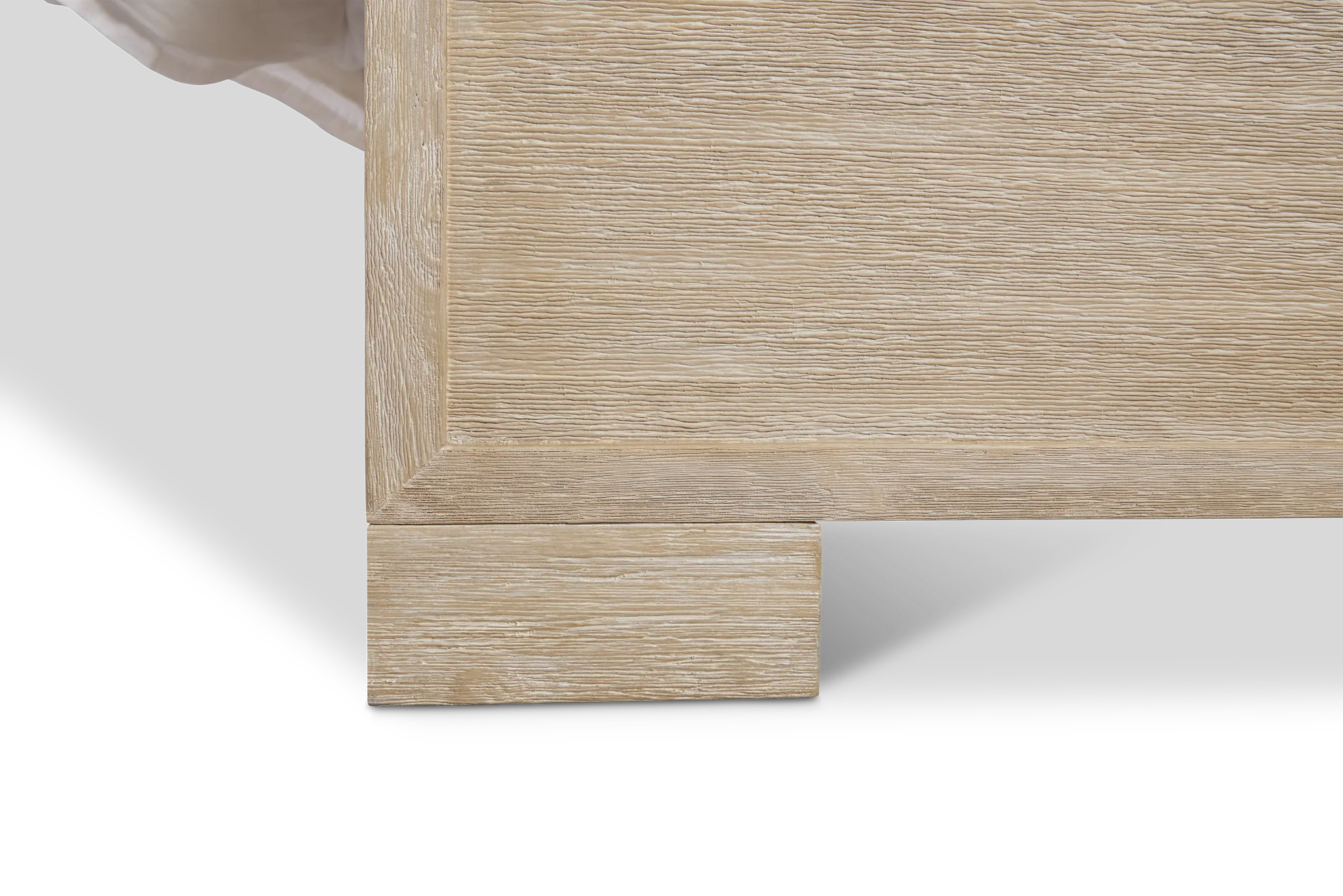 Miramar Light Tone Panel Bed