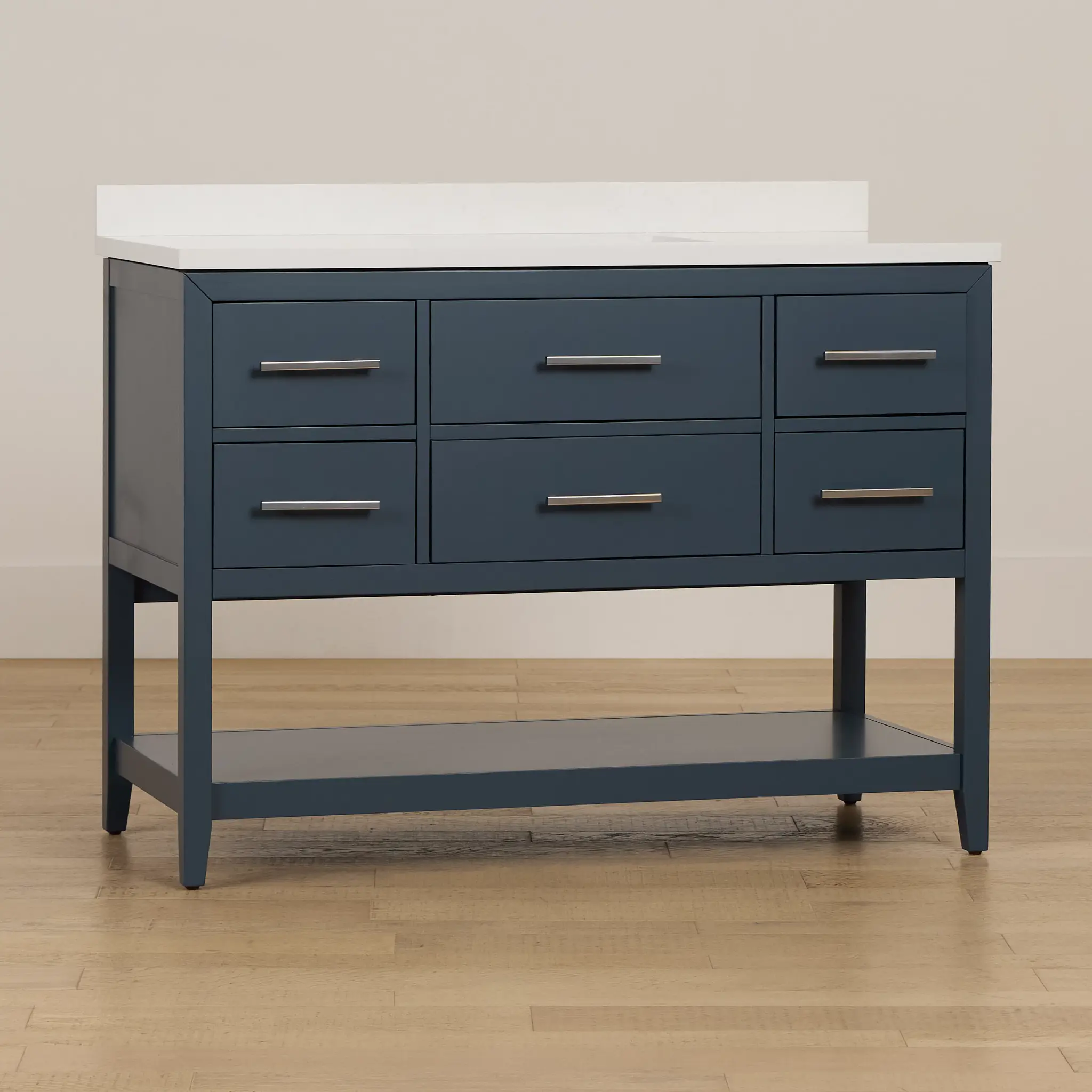 Alden Blue 48" Single Bathroom Vanity Alden Blue 48" Single Bathroom Vanity