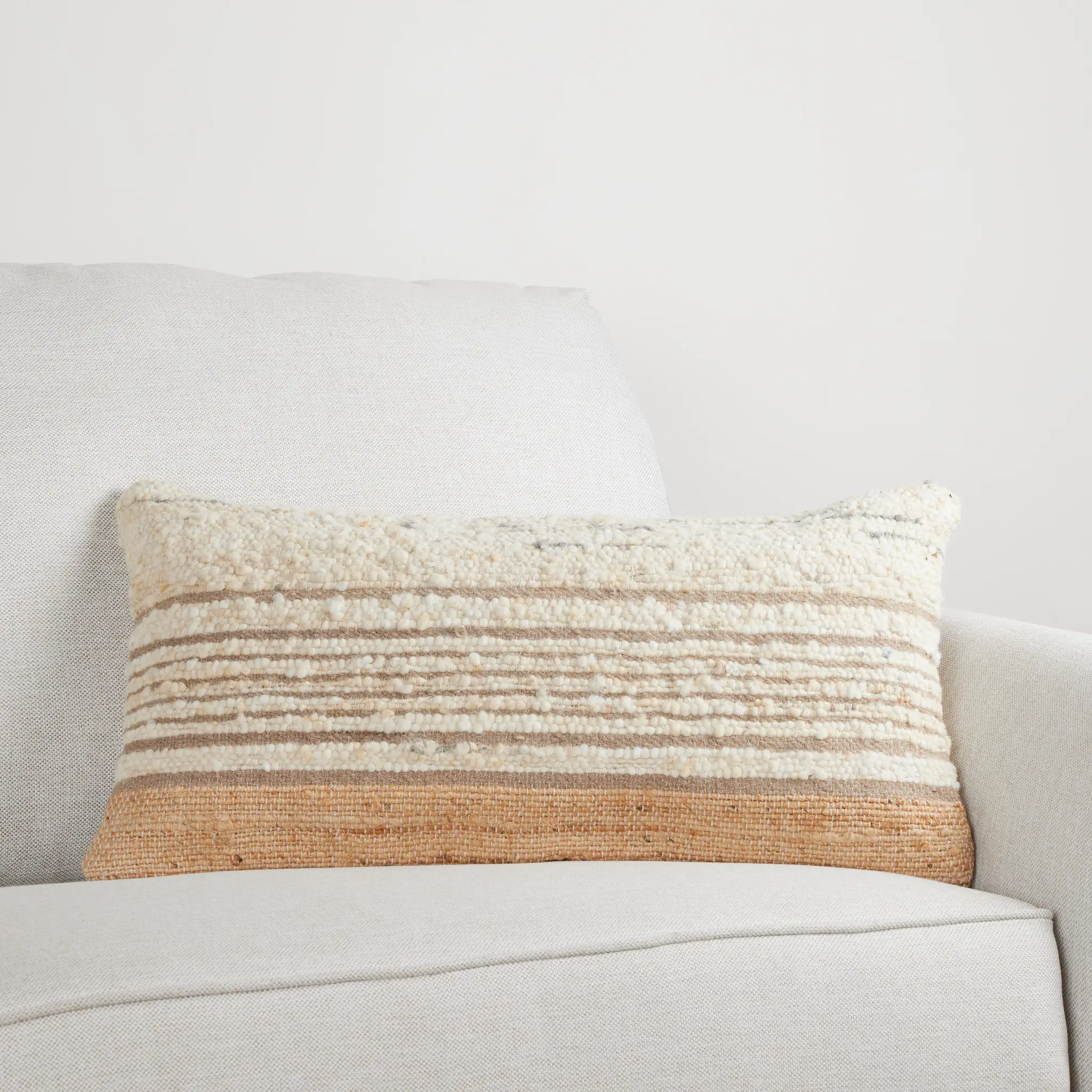 Johvia Ivory Lumbar Accent Pillow Johvia Ivory Lumbar Accent Pillow