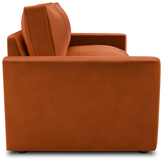 Siesta Joya Orange Fabric Memory Foam Sleeper