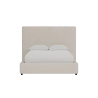 Grayton Gellar Brown 54" Upholstered Platform Bed