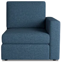 Citymod Blue Fabric Right Chair