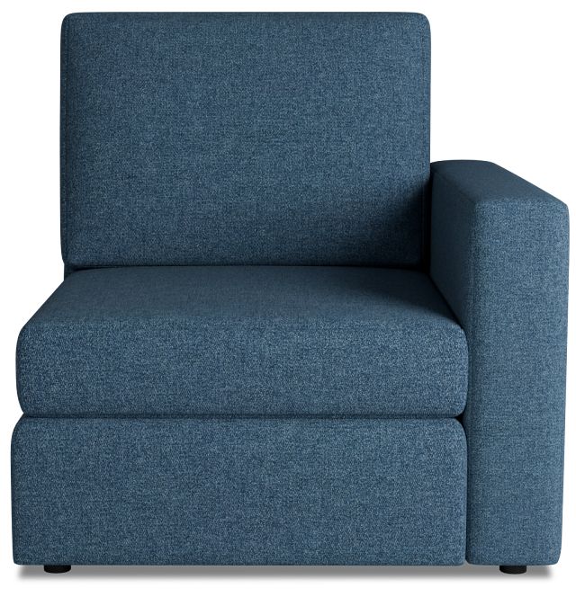 Citymod Blue Fabric Right Chair