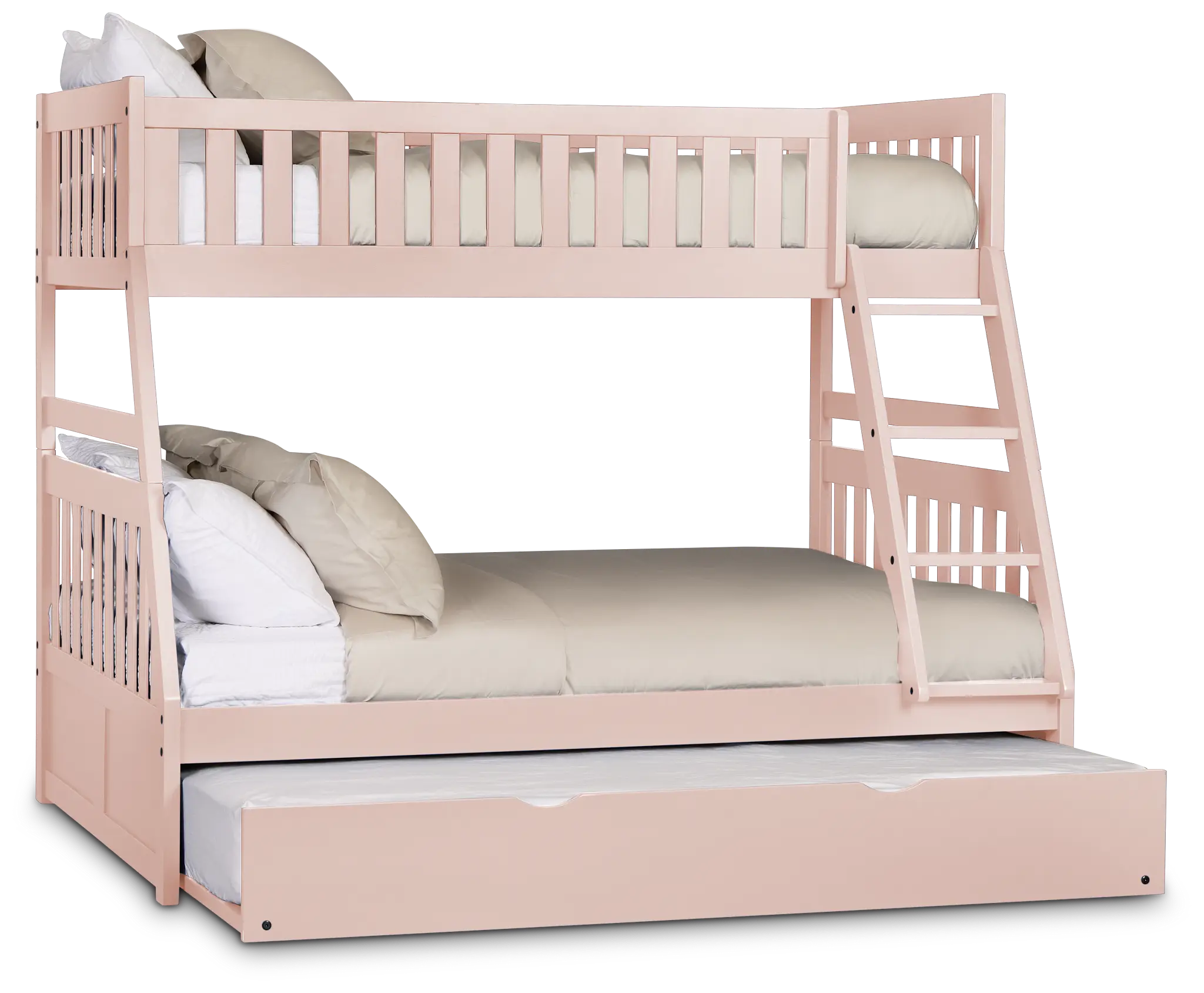 Charleston Pink Trundle Bunk Bed Charleston Pink Trundle Bunk Bed