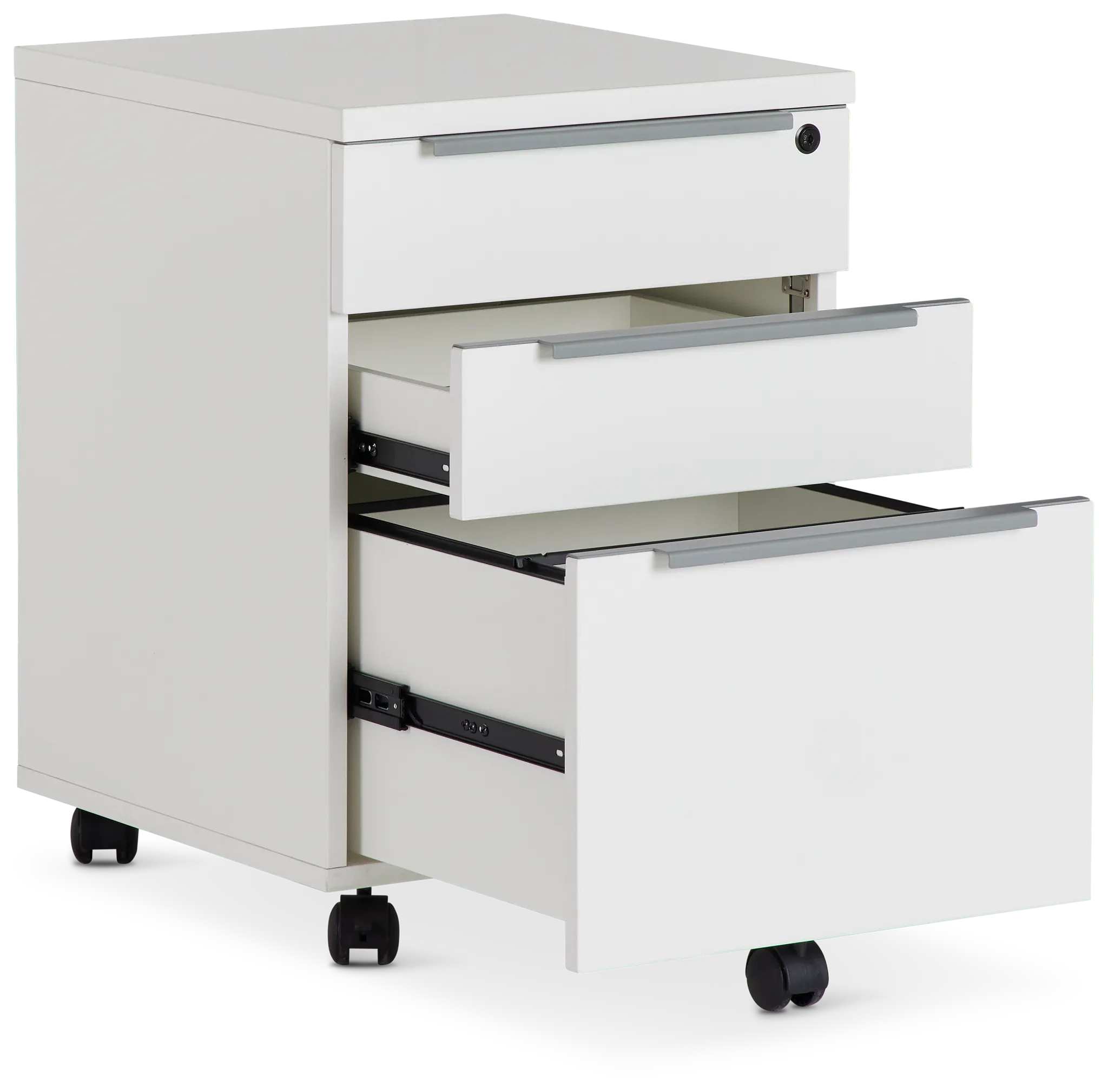 Clark White File Cabinet