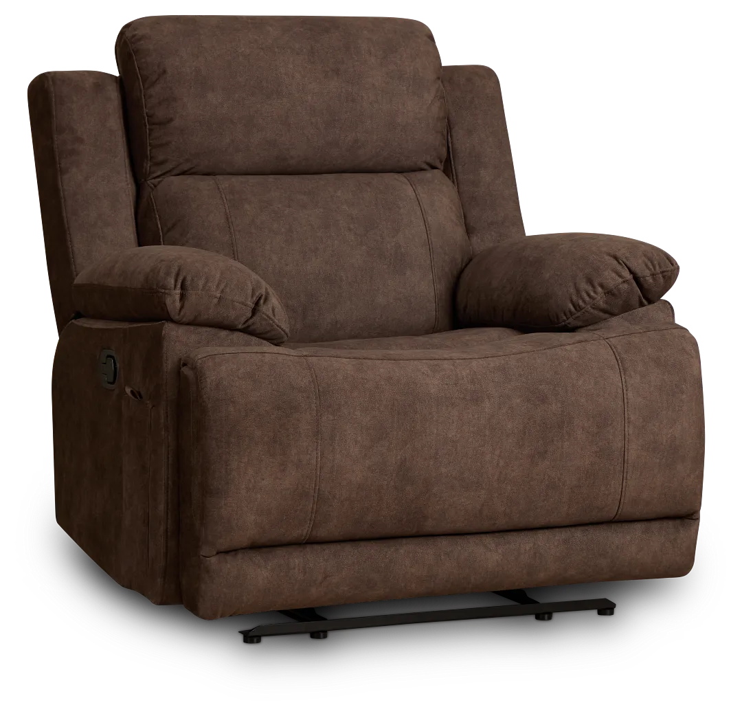Benson Brown Micro Recliner