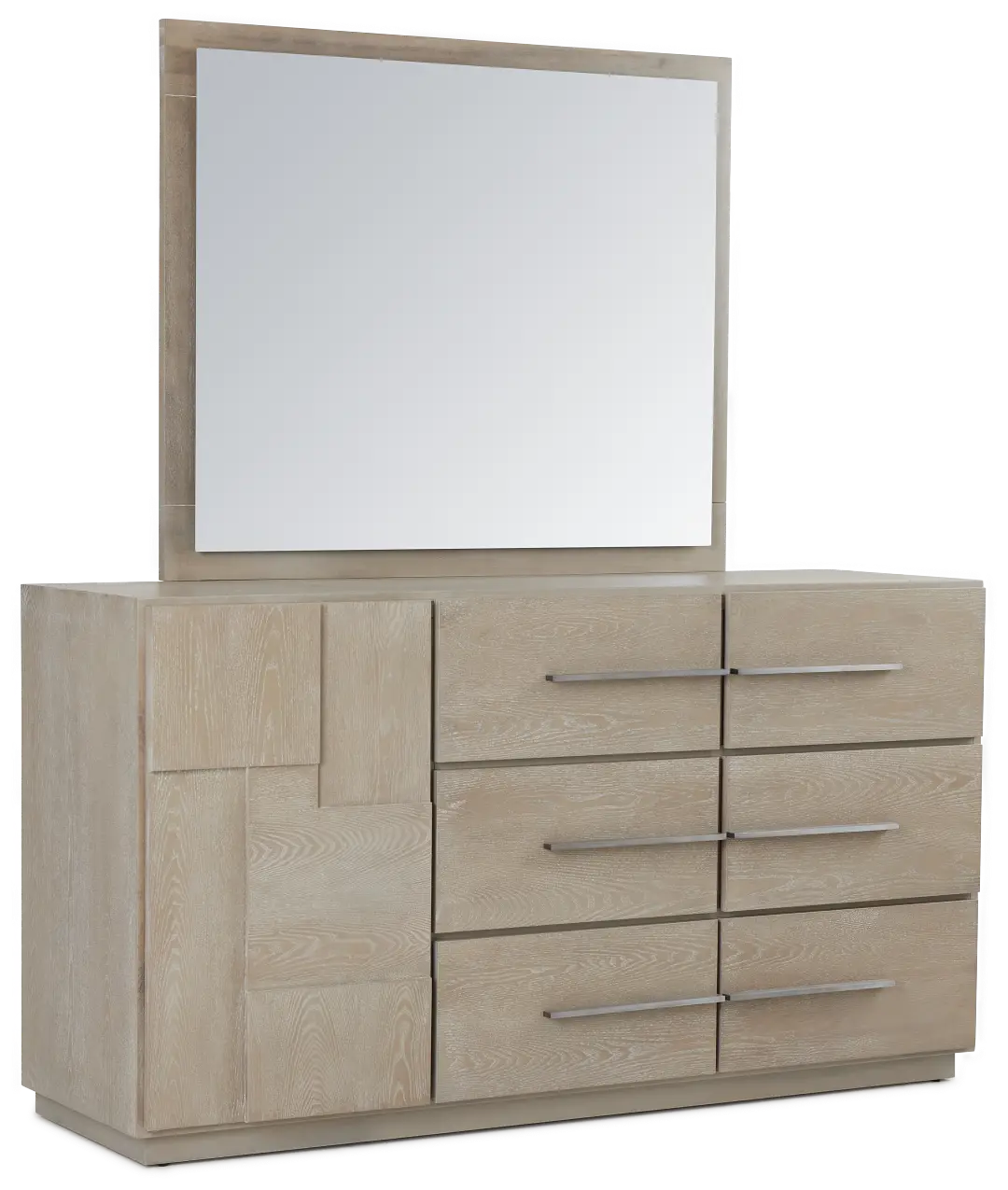 Destination Light Tone Door Dresser & Mirror Destination Light Tone Door Dresser & Mirror