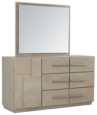 Destination Light Tone Door Dresser & Mirror