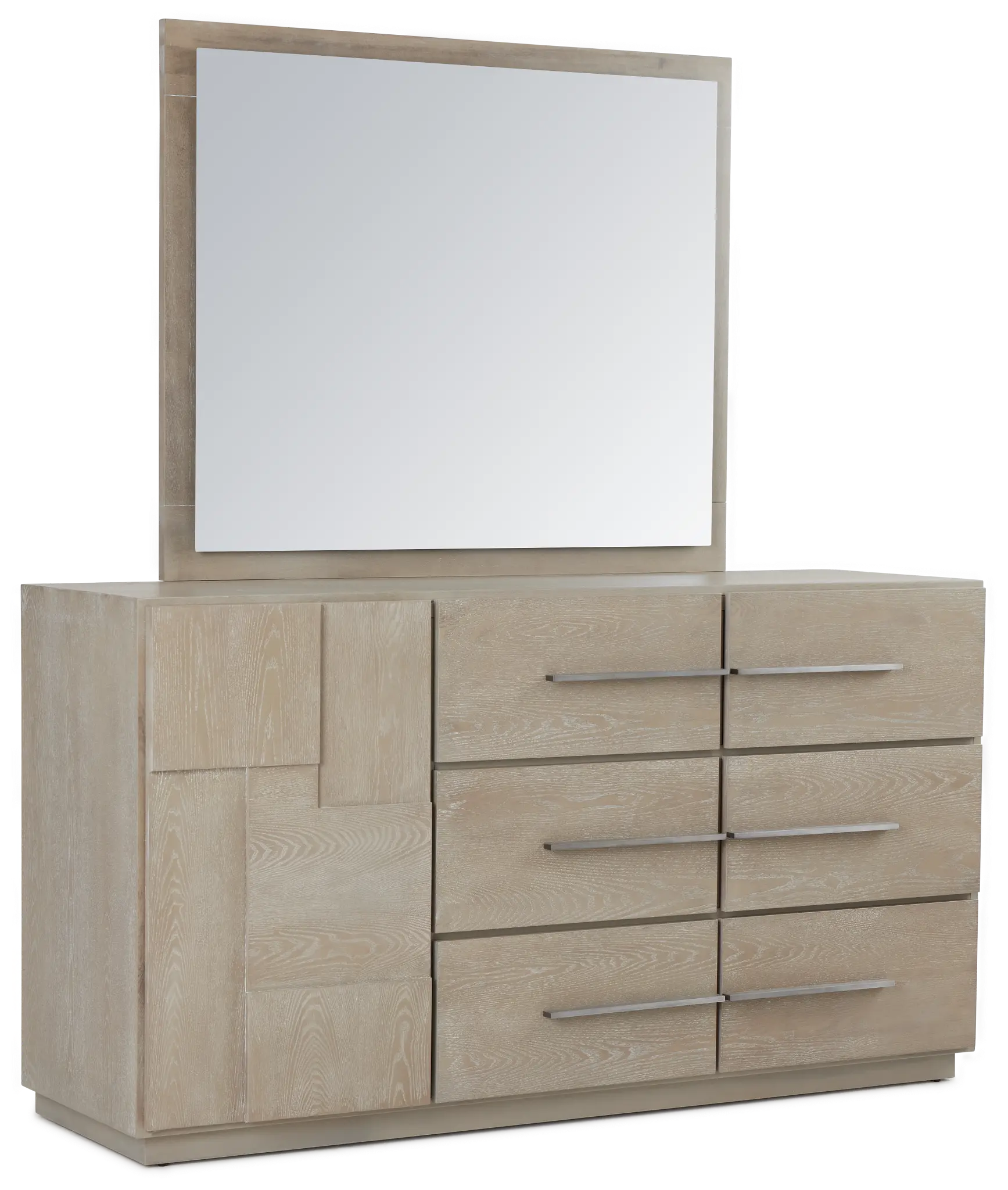 Destination Light Tone Door Dresser & Mirror Destination Light Tone Door Dresser & Mirror