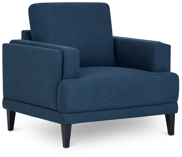 Shepherd Dark Blue Fabric Chair