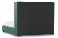 Captiva Joya Green 60" Upholstered Shelter Bed