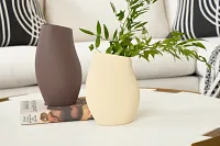 Baize Beige Small Vase