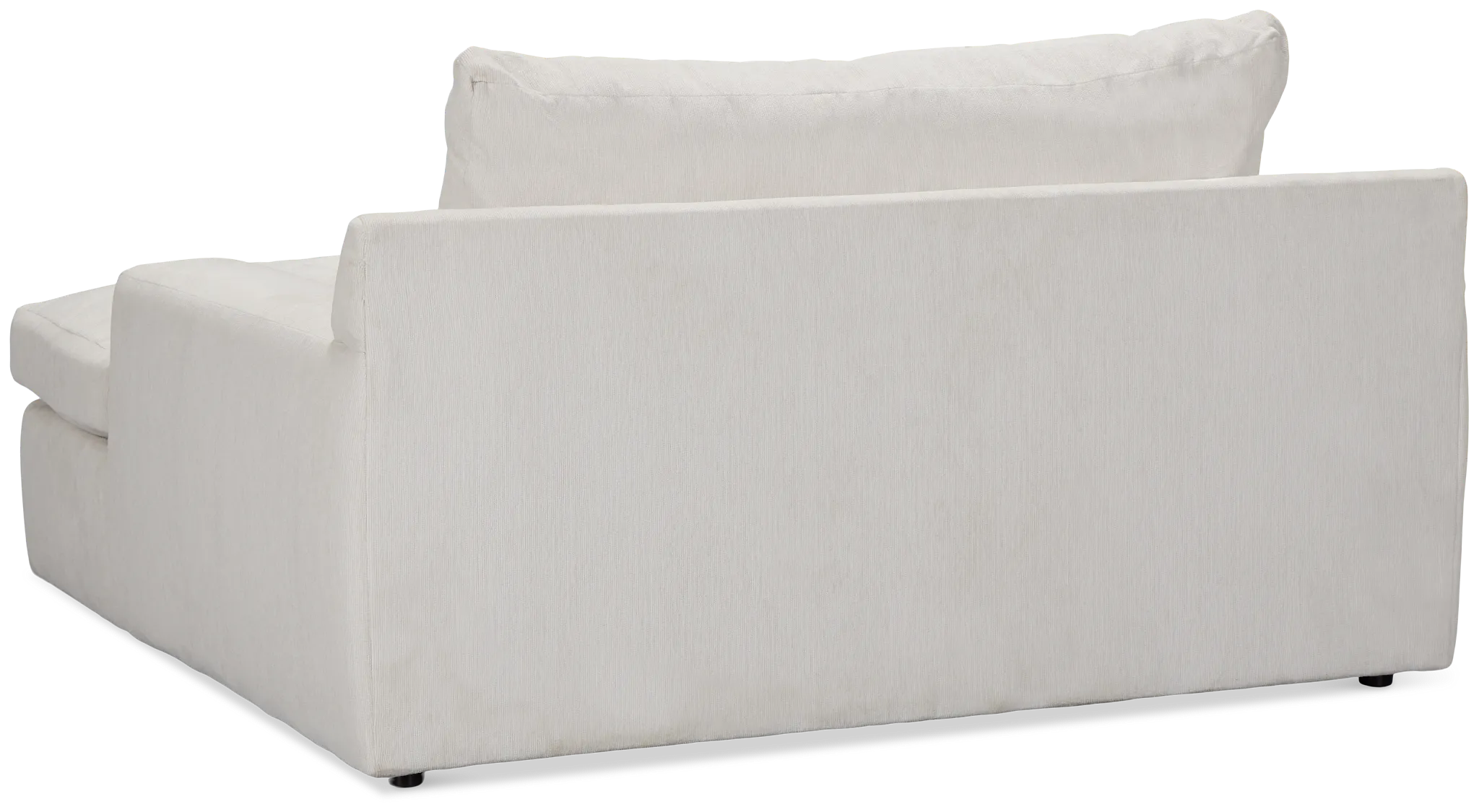 Stella Ivory Fabric Chaise