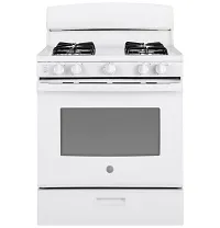 Ge 30 Series White 30" Gas Range
