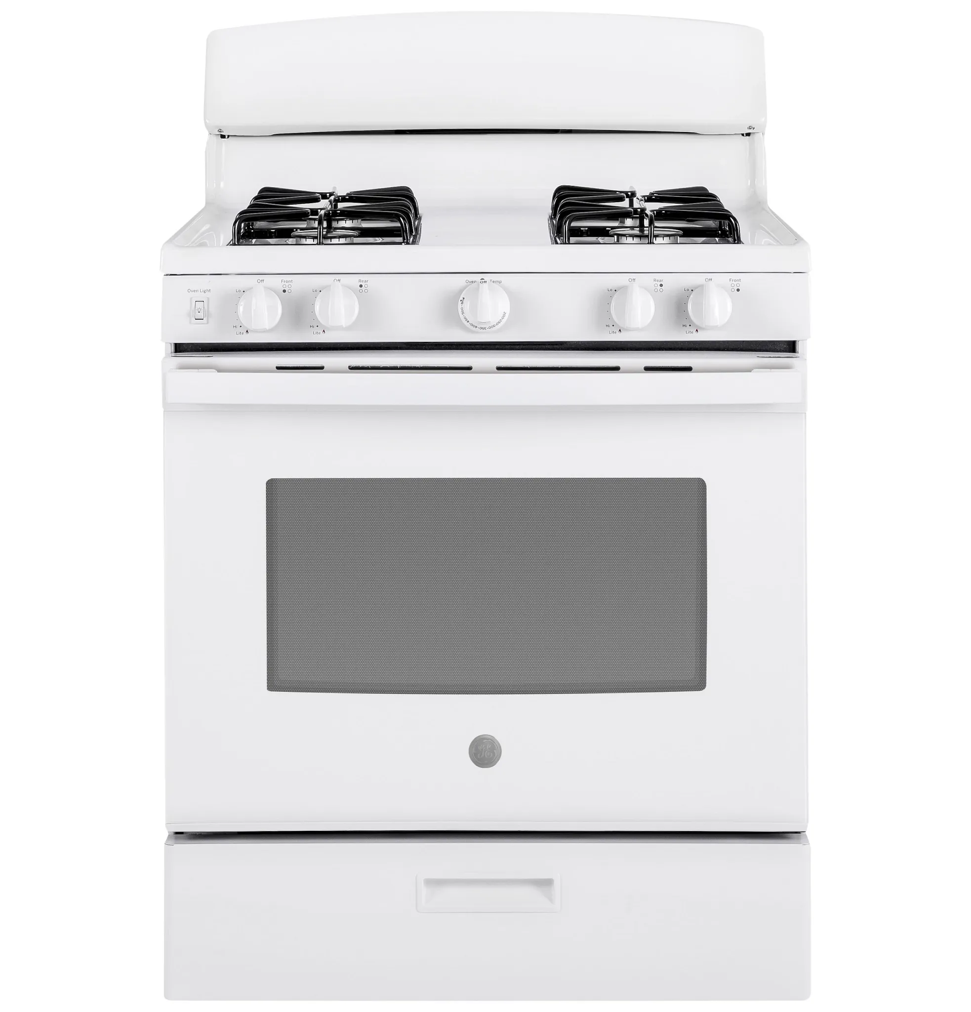 Ge Profile 30 Series White 30" Gas Range