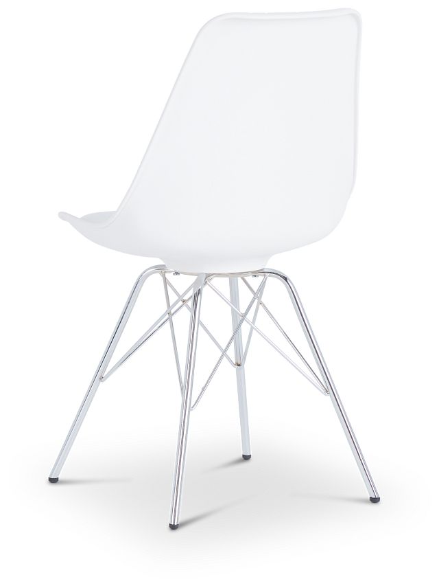Malta White Side Chair