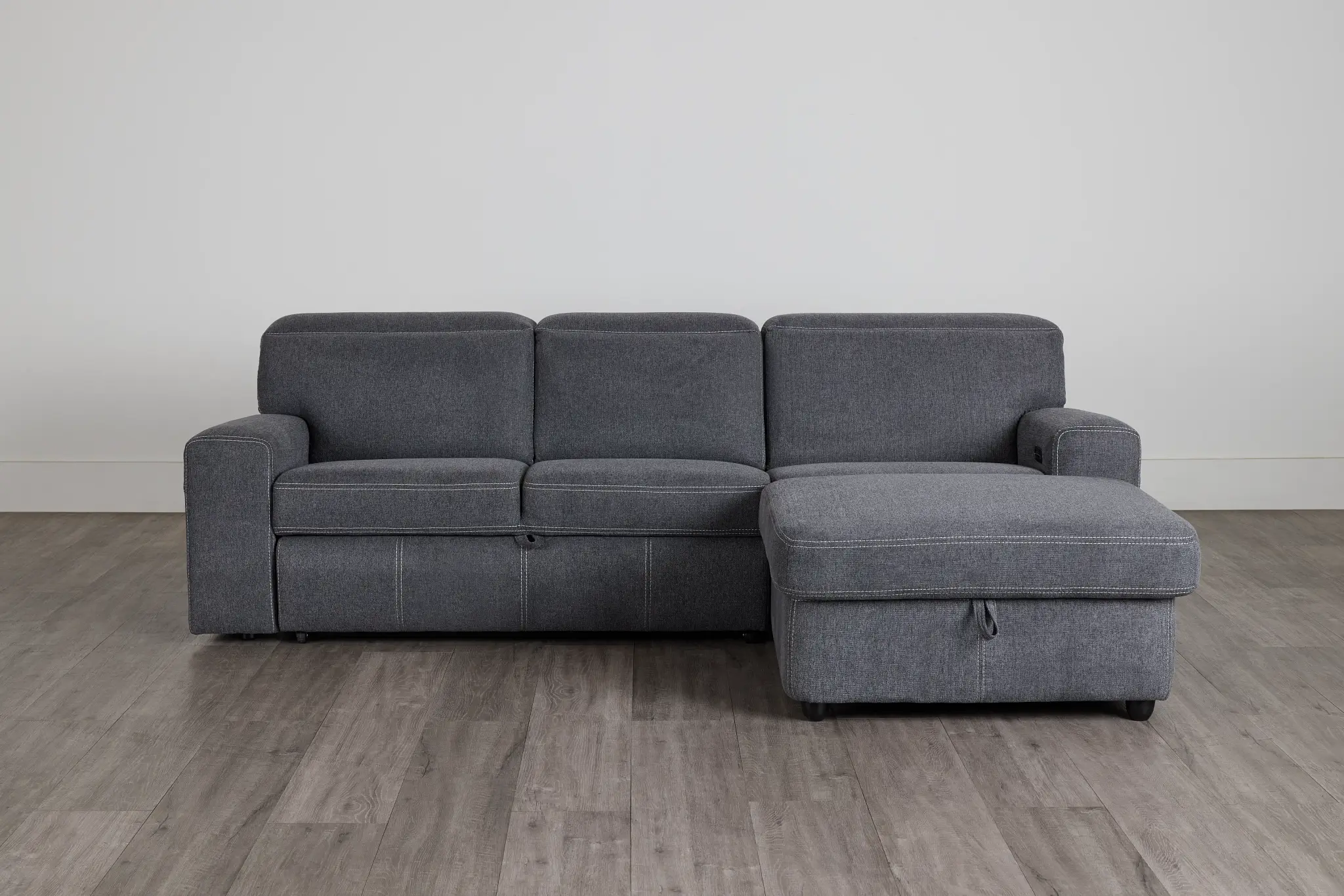 Callum Dark Gray Storage Small Right Power Chaise Sleeper Sectional Callum Dark Gray Storage Small Right Power Chaise Sleeper Sectional