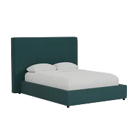 Grayton Joya Green 54" Upholstered Platform Bed