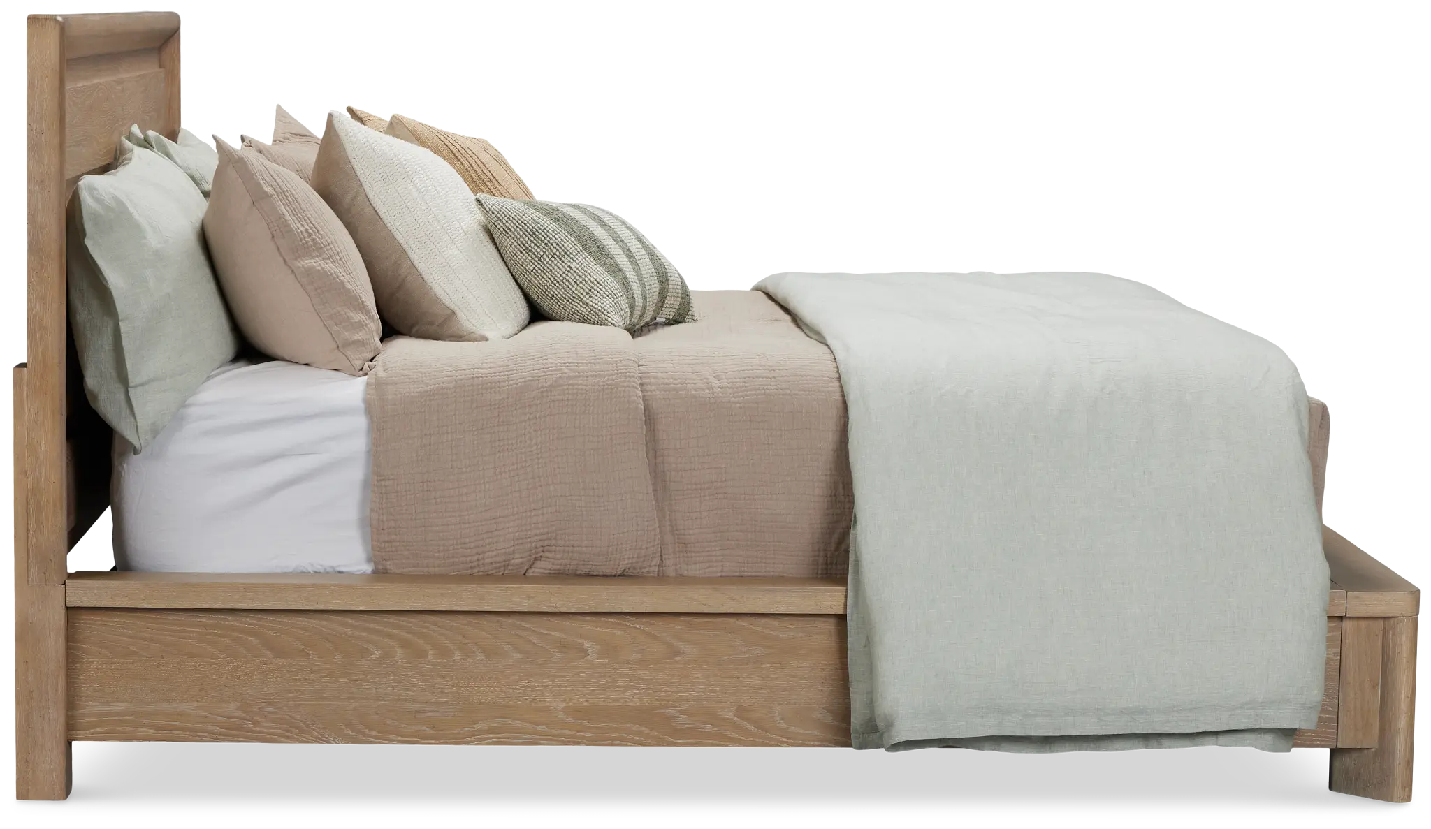 Alton Light Tone Platform Bed Alton Light Tone Platform Bed