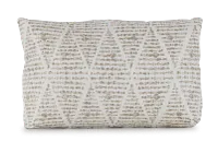 Foster Light Gray Lumbar Indoor/outdoor Accent Pillow