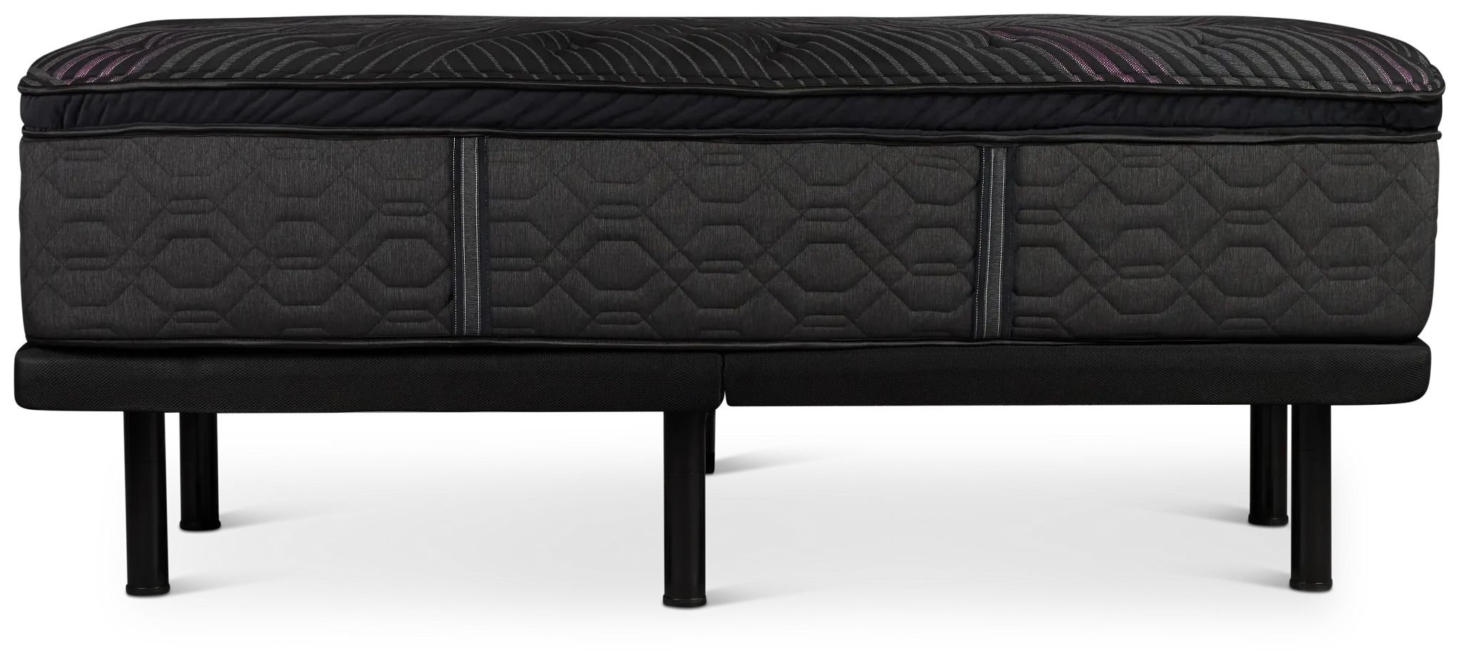 Beautyrest Black Series Two Plush Pillow Top Elite Adjustable Mattress Set