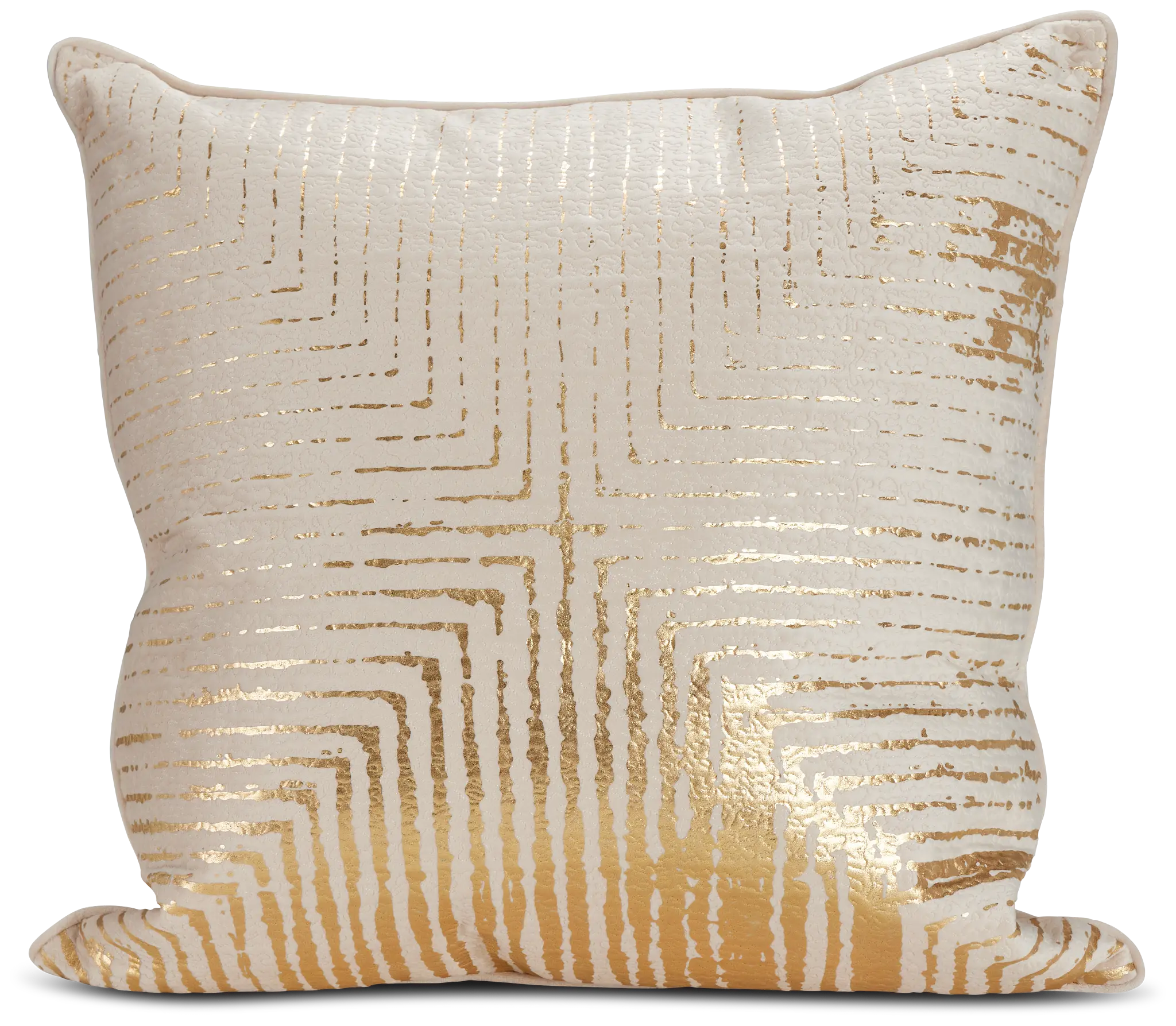 Lara Beige 22" Square Accent Pillow Lara Beige 22" Square Accent Pillow