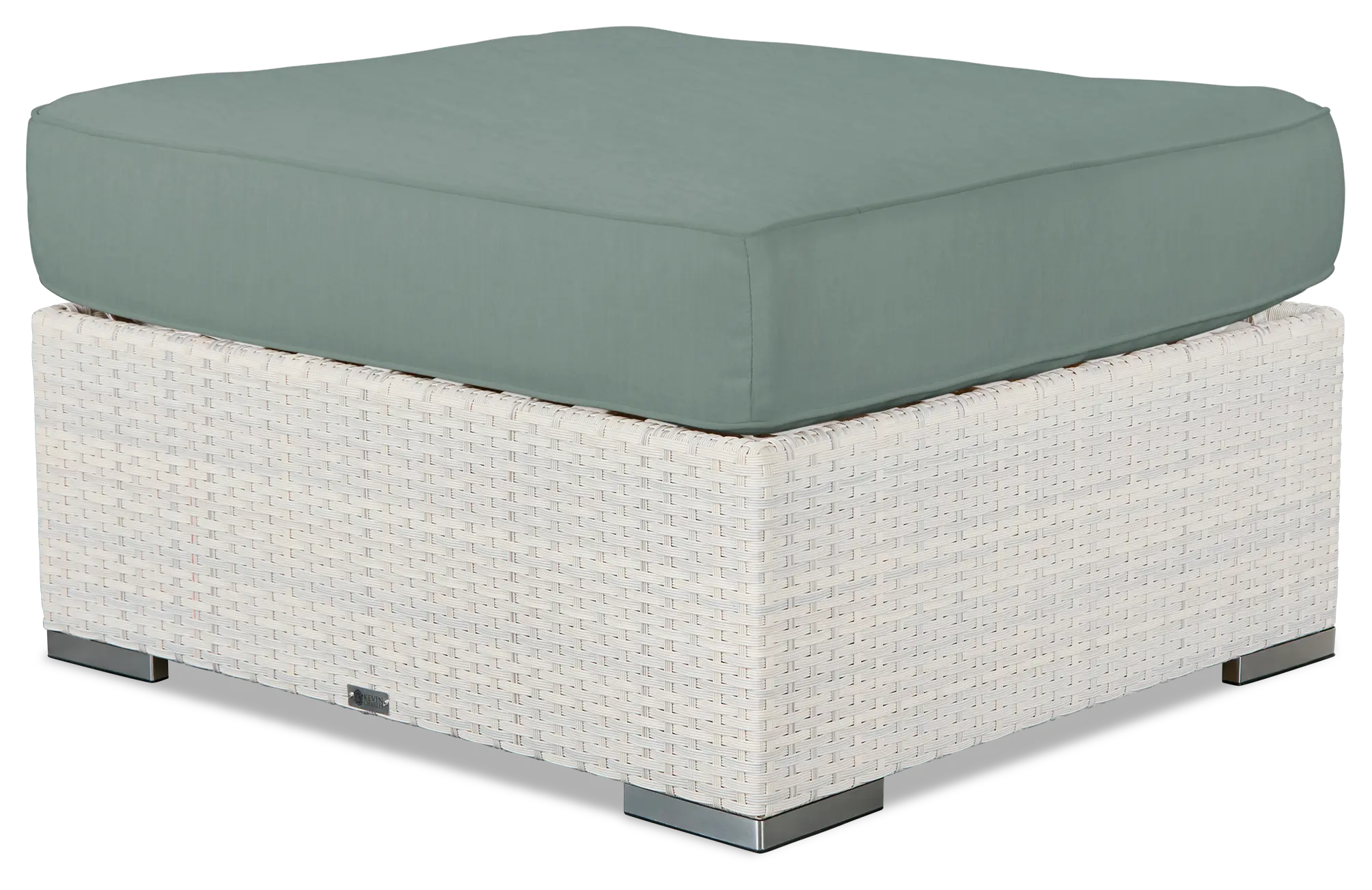 Biscayne Teal Ottoman Biscayne Teal Ottoman