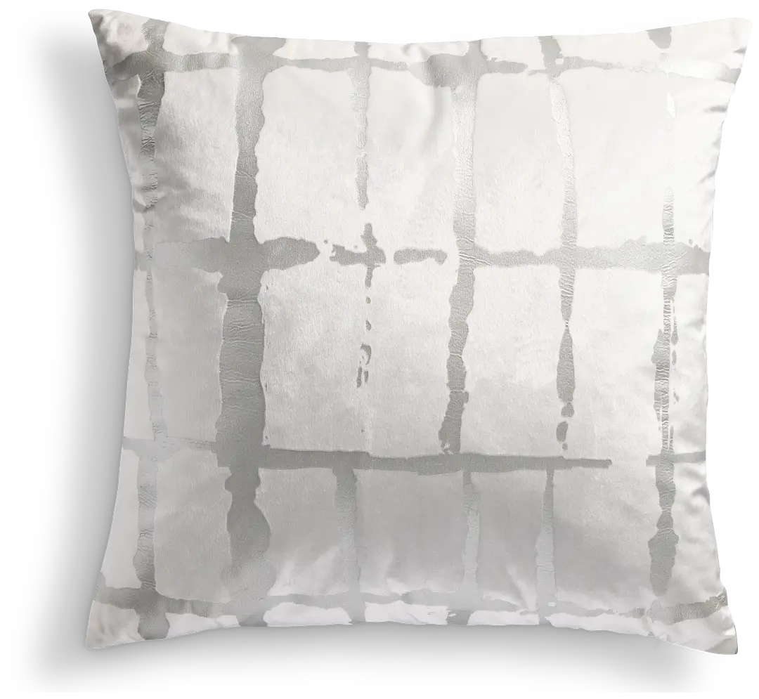 Kylee Silver 22" Accent Pillow Kylee Silver 22" Accent Pillow