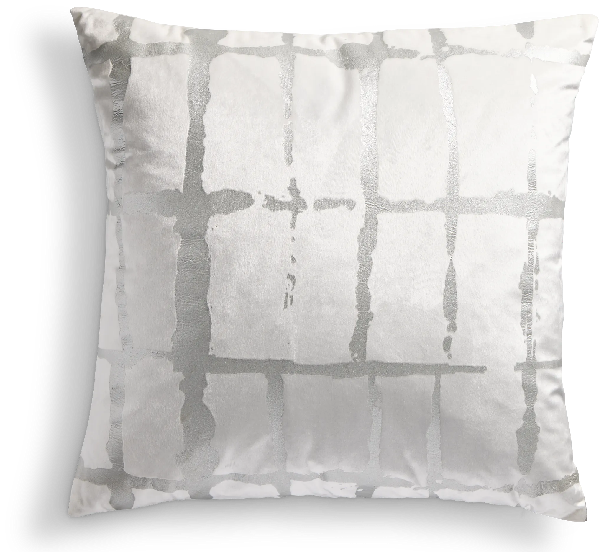 Kylee Silver 22" Accent Pillow