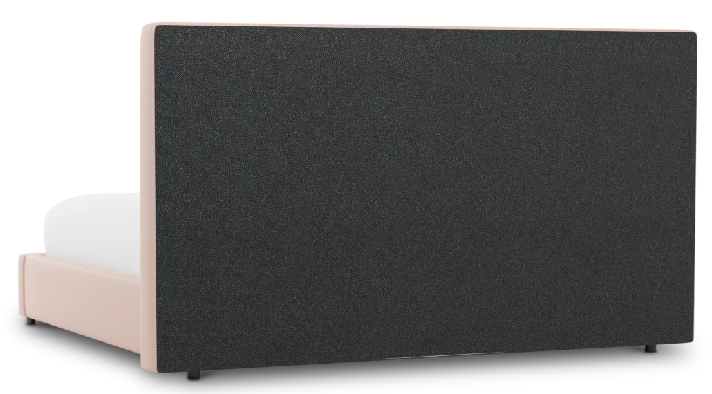 Grayton Joya Light Pink 54" Upholstered Platform Bed