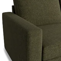 Citymod Green Fabric Small Right Chaise Sectional