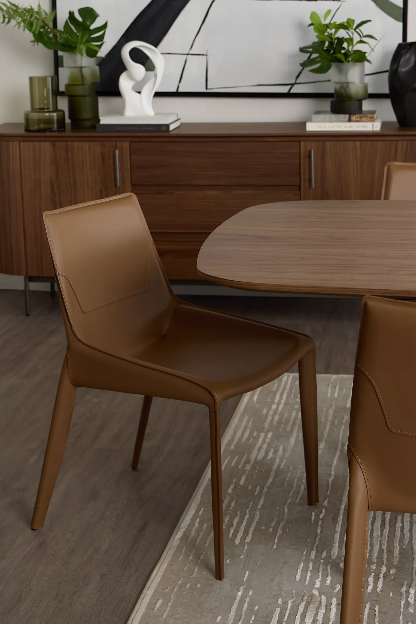 Wayne Brown Upholstered Side Chair