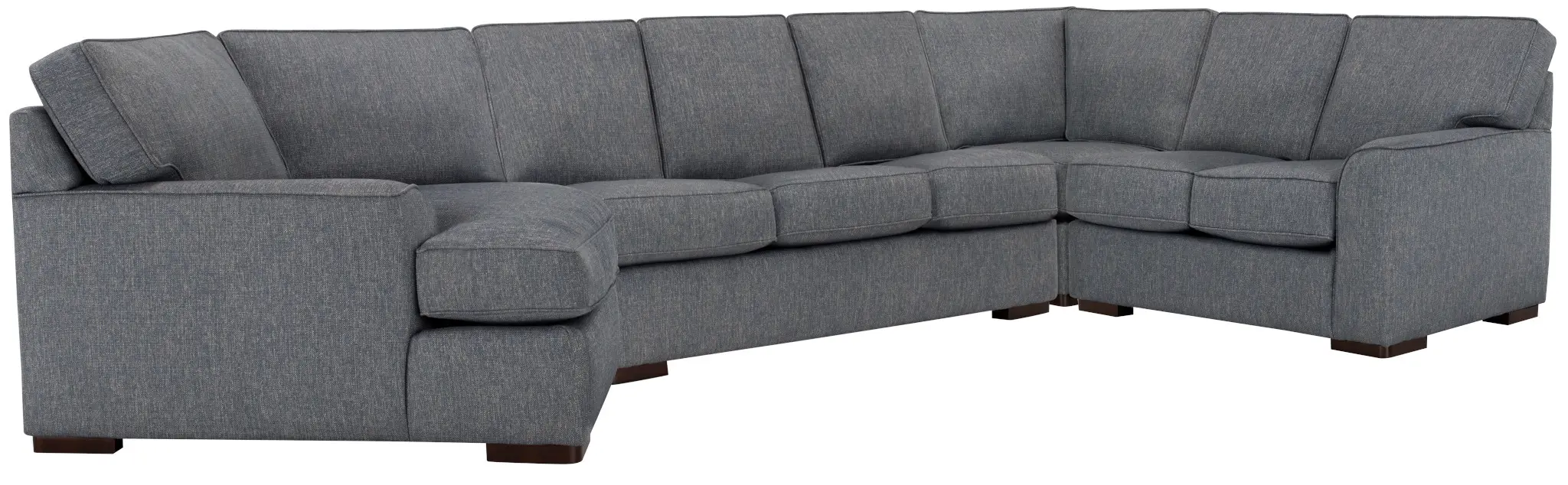 Austin Blue Cool Mfoam Left Cuddler Memory Foam Sleeper Sectional Austin Blue Cool Mfoam Left Cuddler Memory Foam Sleeper Sectional