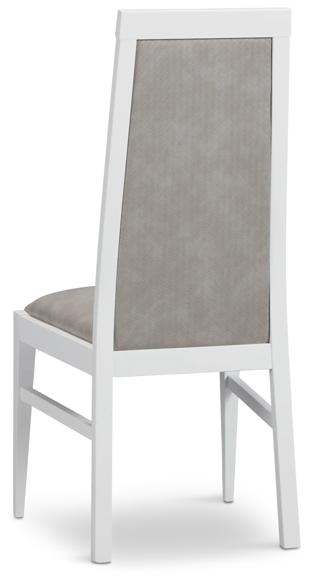 Verona White Upholstered Side Chair