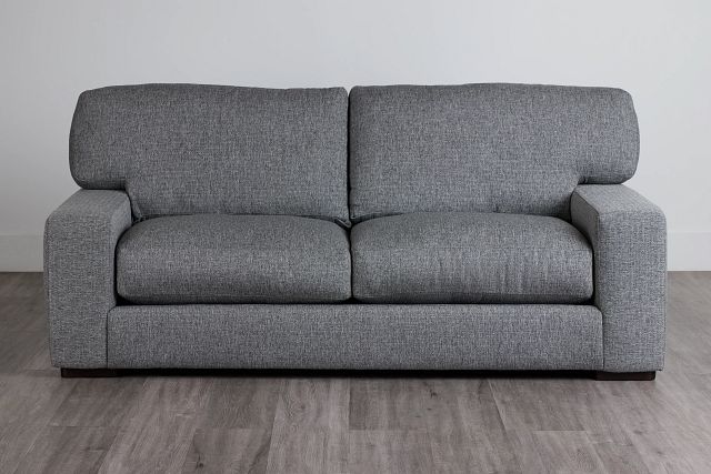 Veronica 90" Dark Gray Down Sofa